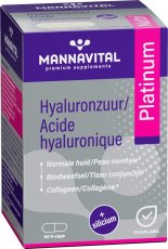 MannaVital Hyaluronzuur platinum 60 Capsules