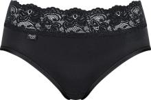 Sloggi Romance Midi Slip Zwart 46 1 stuk