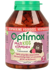 Optimax Kinder Multivitamines Extra 180 kauwtabletten