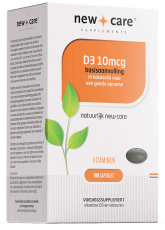 New Care Vitamine D3 10mcg 100 capsules