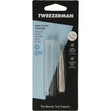 Tweezerman Mini slant tweezer klassiek stainless steel 1 Stuk