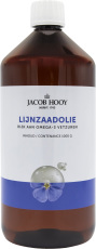 Jacob Hooy Lijnzaad Olie Inwendig Koudgeperst 1000ml