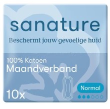 Sanature Maandverband zonder vleugels 10 Stuks