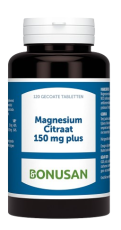 Bonusan Magnesiumcitraat 150 mg Plus 120 tabletten
