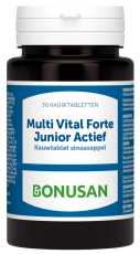 Bonusan Multi Vital Forte Junior Actief 30 kauwtabletten
