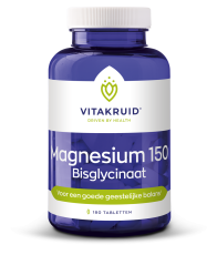 Vitakruid Magnesium 150 Bisglycinaat 180 tabletten