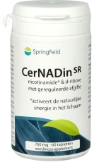 Springfield Cernadin SR Nicotinamide & D-ribose 760 mg 60 Tabletten