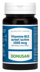 Bonusan Vit B12 Actief 1500 Be 90 tabletten