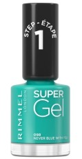 Rimmel London Supergel Nailpolish 98 Never Blue With You 12ML