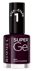 Rimmel London Supergel Nailpolish 64 Plum Pudding 12ML