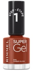 Rimmel London Supergel Nailpolish 75 Amber Glow 12ML