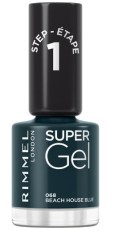 Rimmel London Supergel Nailpolish 68 Beach House Blue 12ML