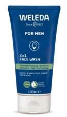 Weleda Men 2 in1 reinigingsgel gezicht en baard 100ML