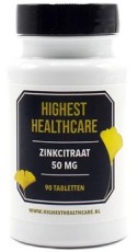 highest healthcare Zinkcitraat 50mg 90 Tabletten