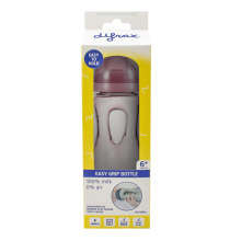 Difrax Easy Grip Bottle 6+ Months Raspberry 1 Stuk
