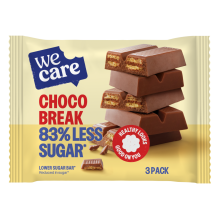 WeCare Lower Suger Chocolate Break  64,5 gr