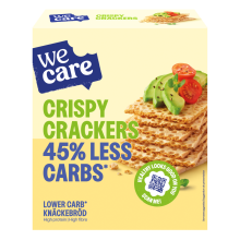 WeCare Lower Carb Crispy Crackers 1x100gr