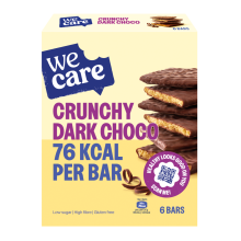 WeCare Bars Crunchy Dark Choco 102gr