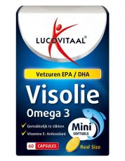Lucovitaal Visolie omega 3 mini 60 Softgels