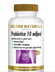 Golden Naturals Probiotica 10 Miljard 60 veganistische capsules
