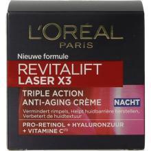 L'Or&eacute;al Paris Revitalift laser X3 nachtcreme 50ML