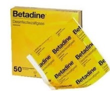 Betadine Zalfgaas 10x10cm 10 Stuks