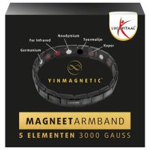 Lucovitaal Armband Magneet Yinmagnetic Zwart Vegan 1 Stuk