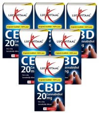 Lucovitaal CBD 20mg Cannabidiol 180 capsules