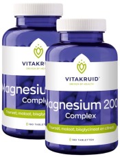 Vitakruid Magnesium 200 Complex Tabletten 360 stuks