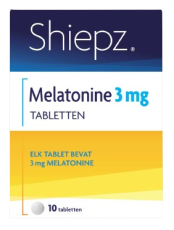 Shiepz Melatonine 3 mg 10 Tabletten
