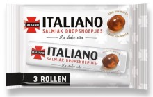 Italiano Salmiak Dropsnoepjes 3-Pack 99 Gram