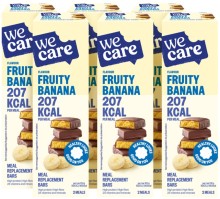 WeCare Meal Replacement Bars Fruity Banana 6x116gr