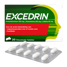 Excedrin Bij Migraine en Hoofdpijn 20 Tabletten