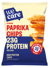 WeCare High Protein Chips Paprika 16 x 25 Gram