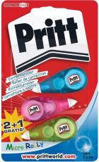 Correctieroller Pritt Micro 5mm 2+1 Gratis 3