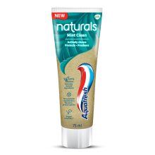 Aquafresh Naturals Tandpasta Mint Clean Reinigt, Verfrist en Beschermt Vegan Vriendelijk* 75 ML