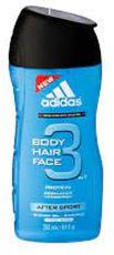 Adidas After Sport Shower Gel 3-In-1 250 ML