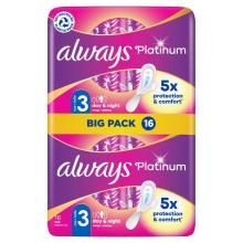 Always Maandverband Platinum Night 16 stuks