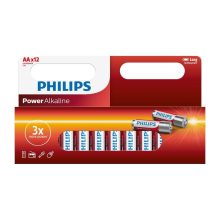 Philips Power Alkaline AA Batterijen 12 stuks