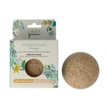 Lady Green Gezichtsspons Konjac Crushed Walnut 1 Stuk