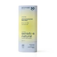 Attitude Sunly Gezichtszonnebrandstick SPF30 Gevoelige Huid 20g