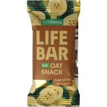 Lifefood Lifebar oatsnack banana dream bio 40g