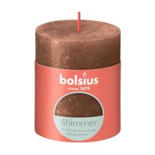 Bolsius Shimmer Stompkaars Copper 8cm 1 Stuk