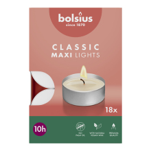 Bolsius Maxi Waxinelichtjes 18 Stuks