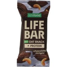 Lifefood Lifebar Oat Snack Proteine Chocolate Delight Bio 40 Gram