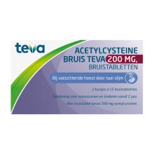 Teva Acetylcysteine 200mg 30 bruistabletten