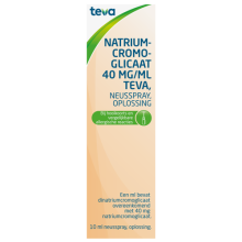 Teva Natriumcromoglicaat Neusspray 40mg/nl 10ml