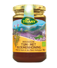 Traay Tijm- met bloemenhoning (bio) 350g