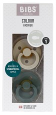 bibs Fopspeen Maat 1 Sym Vanilla/Pine 2 stuks