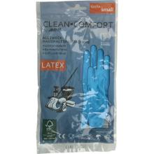 clean-comfort Huishoudhandschoen Blauw Maat S 1 Paar